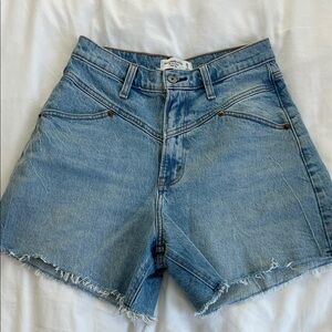 Abercrombie & Fitch Light Blue Jean Shorts